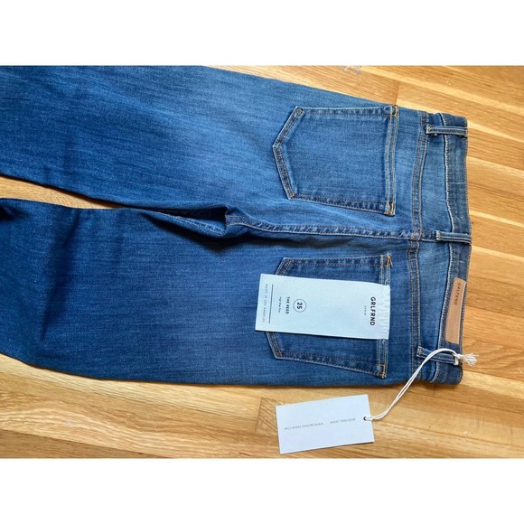 NWT GRLFRND The Reed High Rise Slim Cropped Jeans Waist 25" - Picture 5 of 9